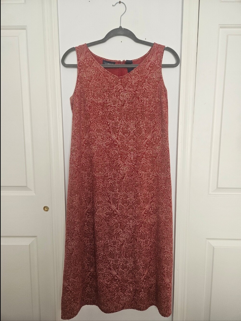 Red Liz Claiborne Maxi Dress